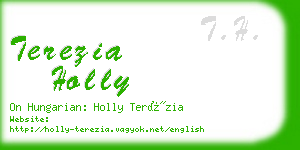 terezia holly business card